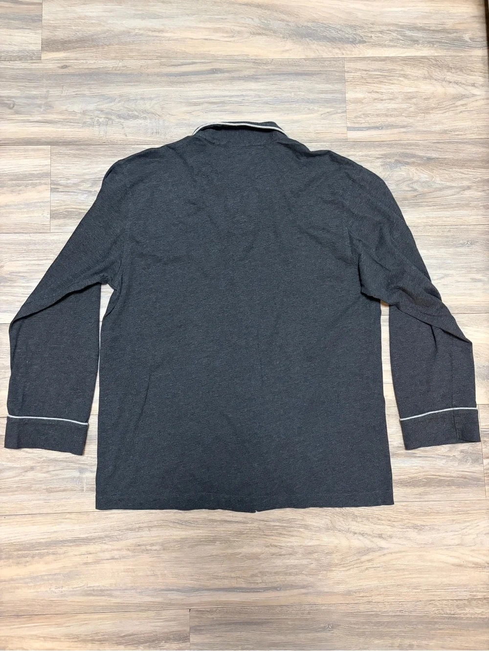 Polo Ralph Lauren Men’s Knit Pajama Set Charcoal Gray Pony Logo Small